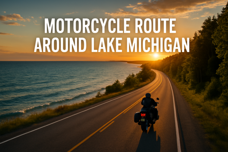 motorcycle route around lake michigan