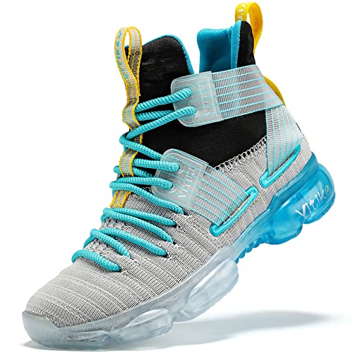 mid top running shoes on gravel trail
