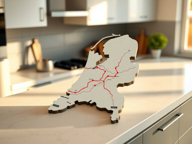 netherlands rail map overview