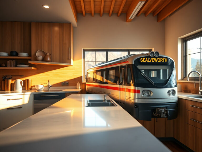 Seattle to Leavenworth train route map