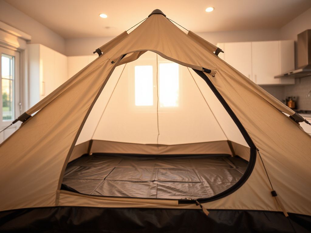 10 person tent - step by step