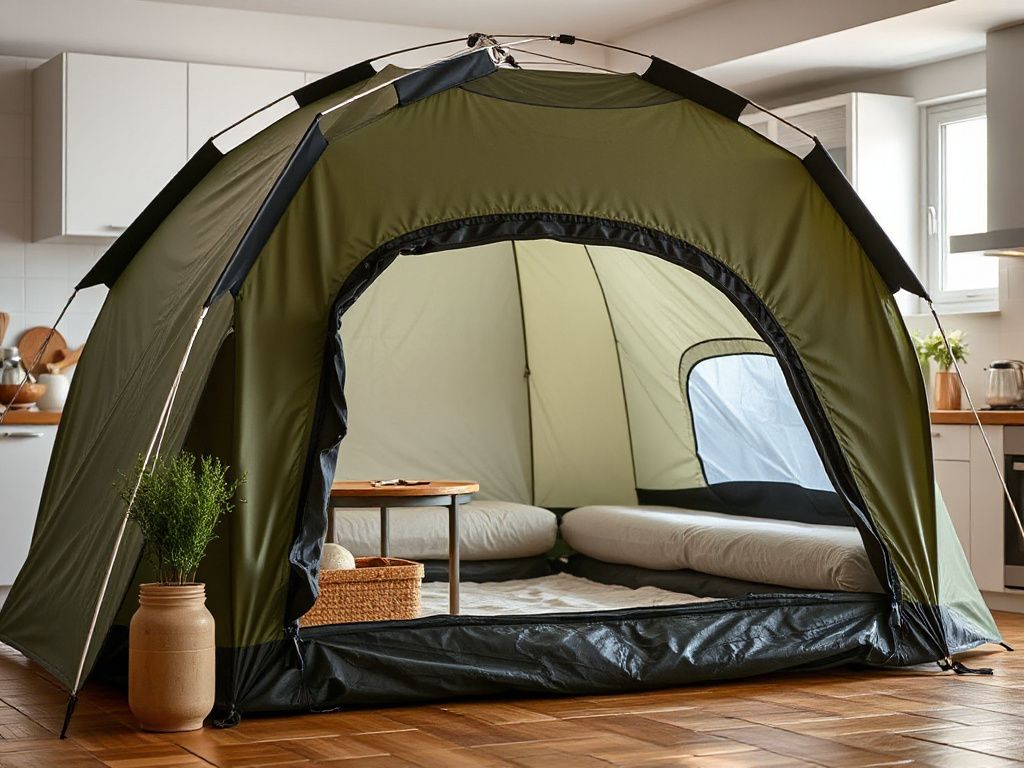 10 person tent - detailed view