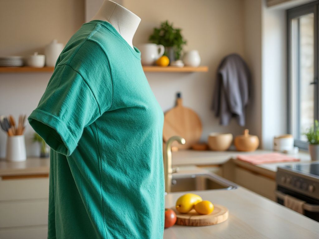 100 merino wool t shirt - step by step