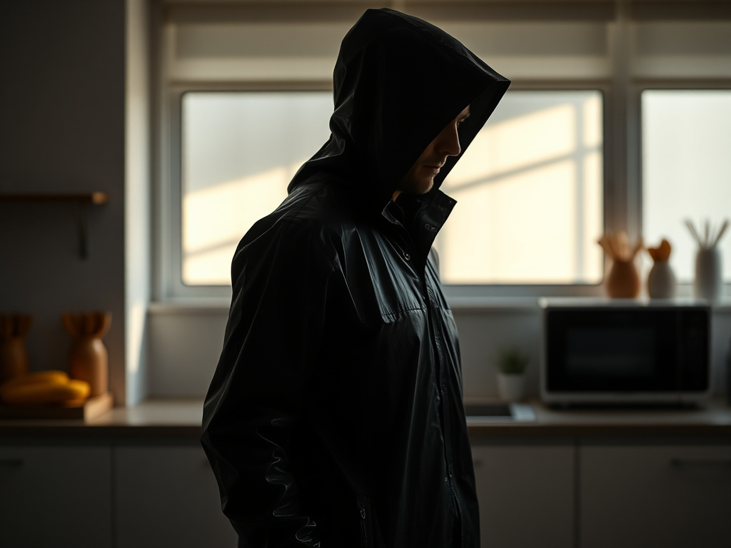 rain attire - detailed view