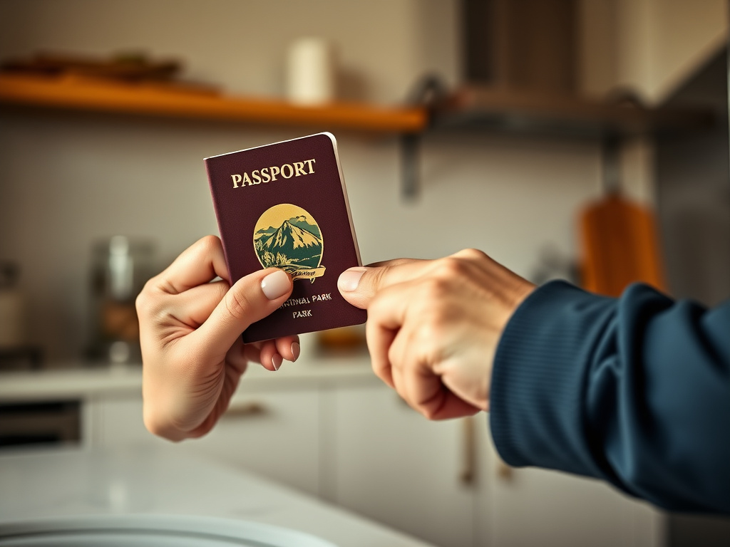 national park passport - step by step