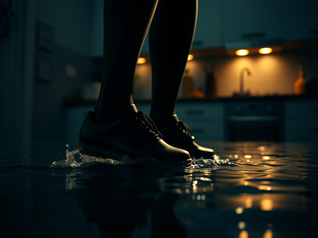 shoes  walk on water - detailed view