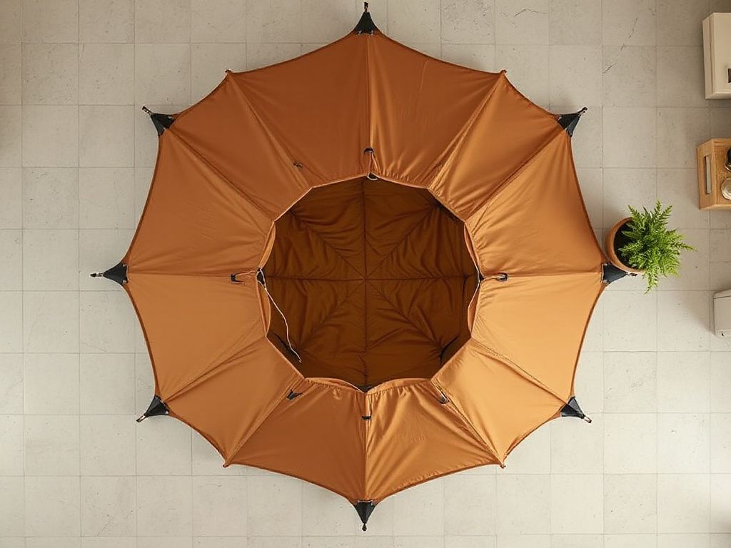 all weather tent - step by step