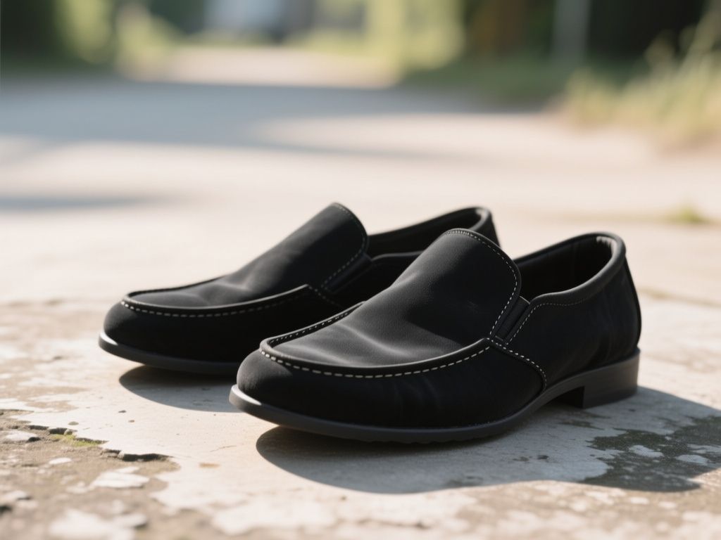 black comfortable shoes, travel gear