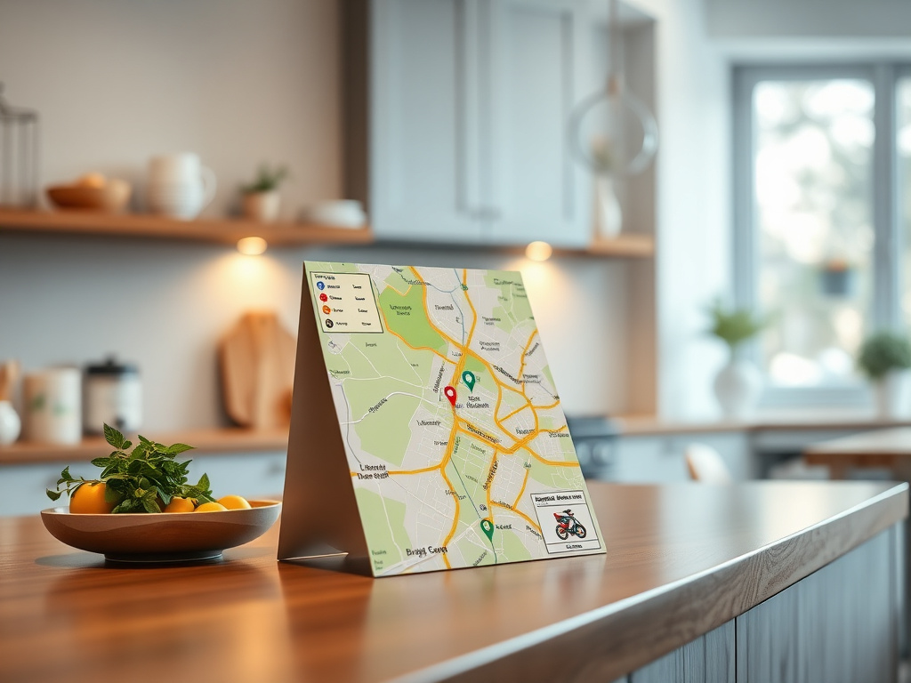 bike lanes maps - step by step