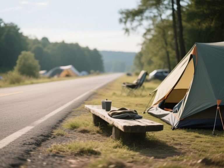 campground road, camping