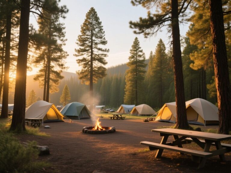 fee park, camping