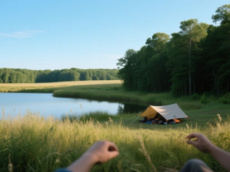 free camping in illinois, camping