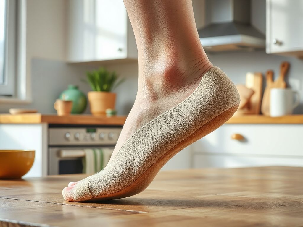 heel support insoles - step by step