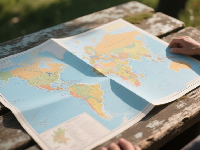 map of the national parks, camping