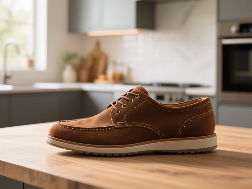mens brown casual shoes - step by step