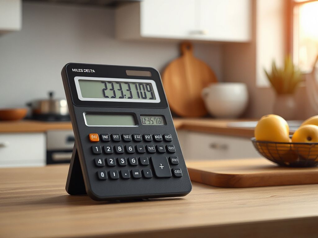 miles delta calculator - step by step