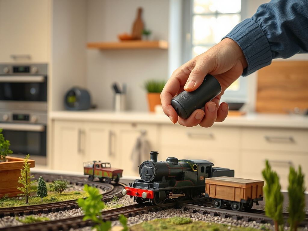 model train scenery - step by step
