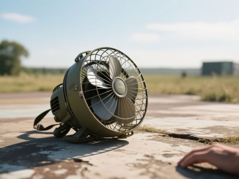 parachute with fan, extreme sports