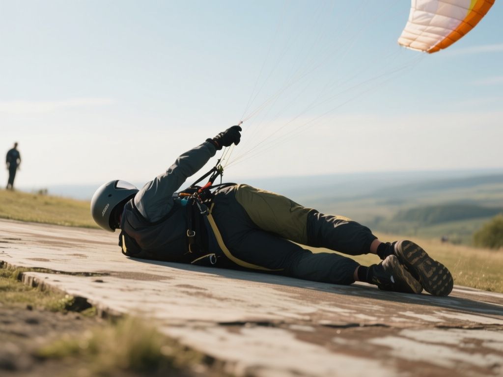 paragliding training, extreme sports