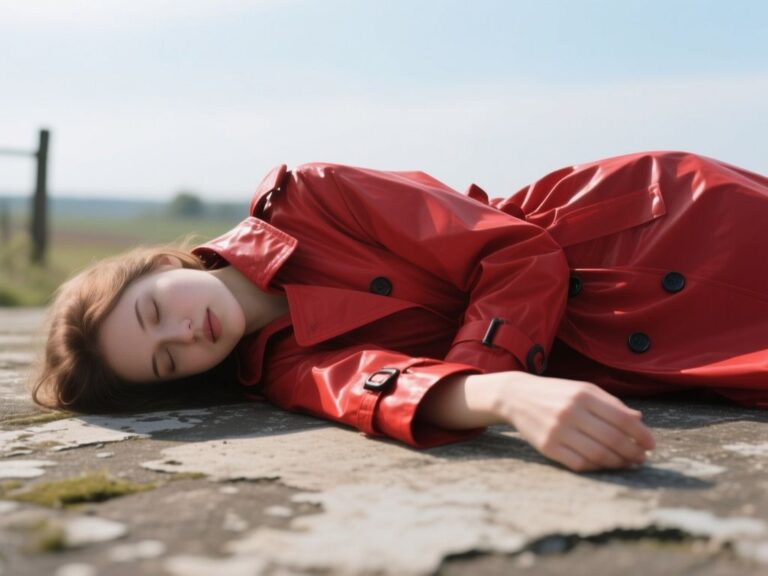 red raincoat for women, clothing