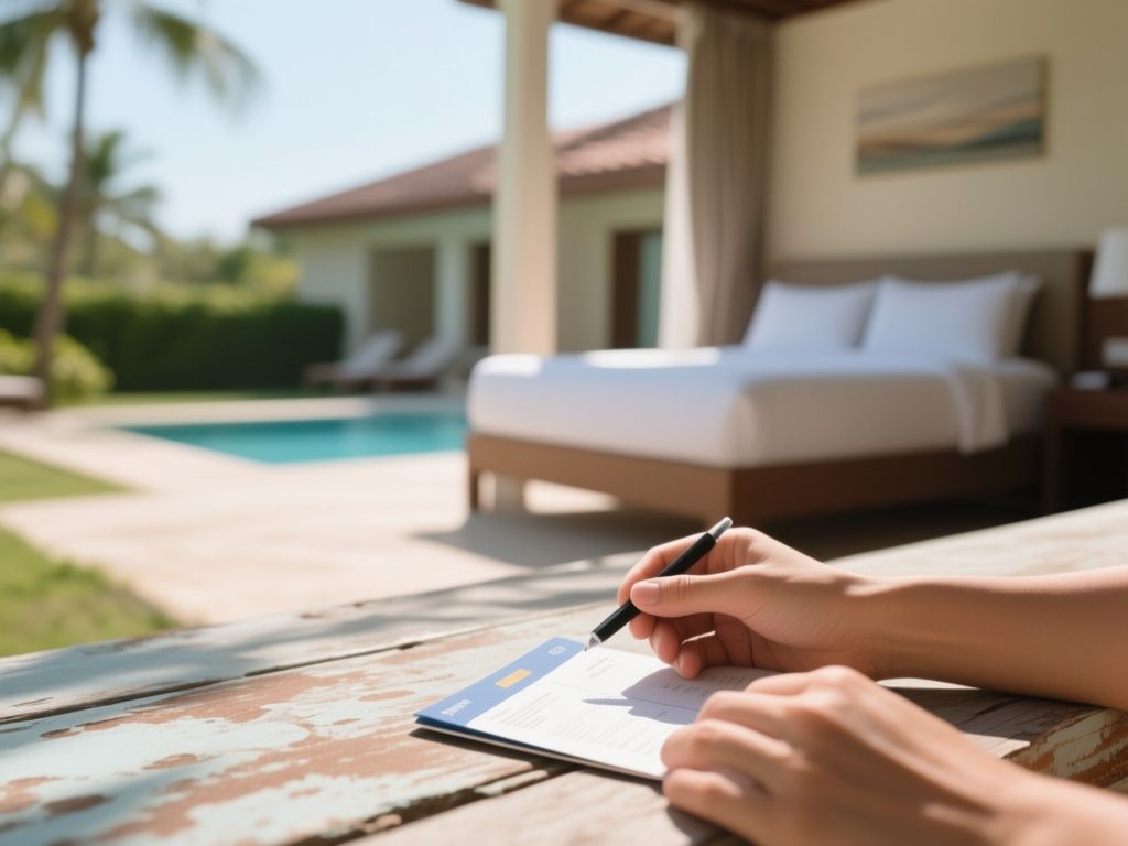 resort room, booking tips