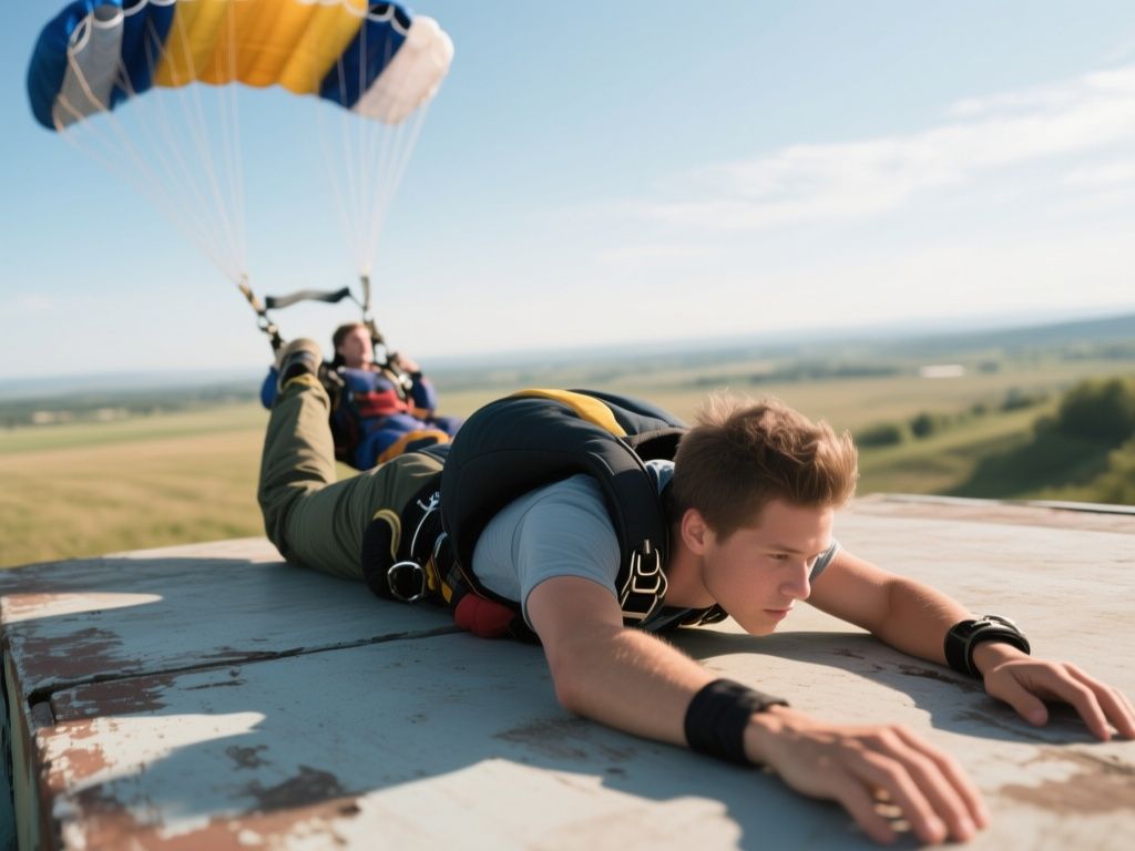 skydiving adrenaline rush, extreme sports