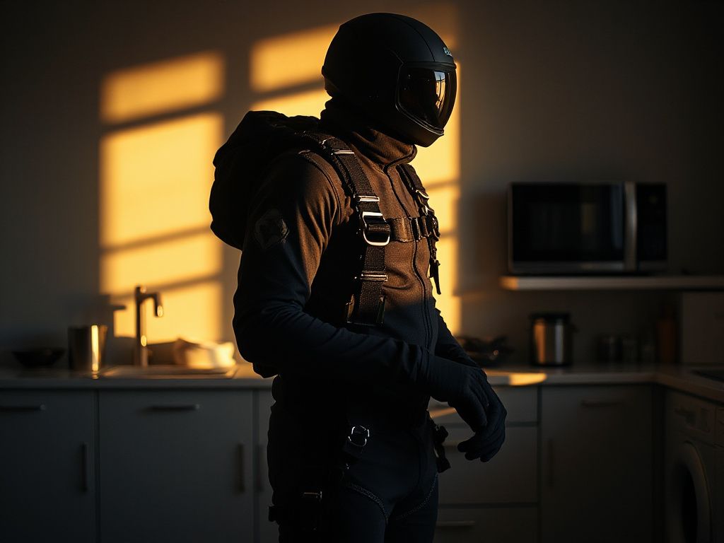 skydiving suit - step by step