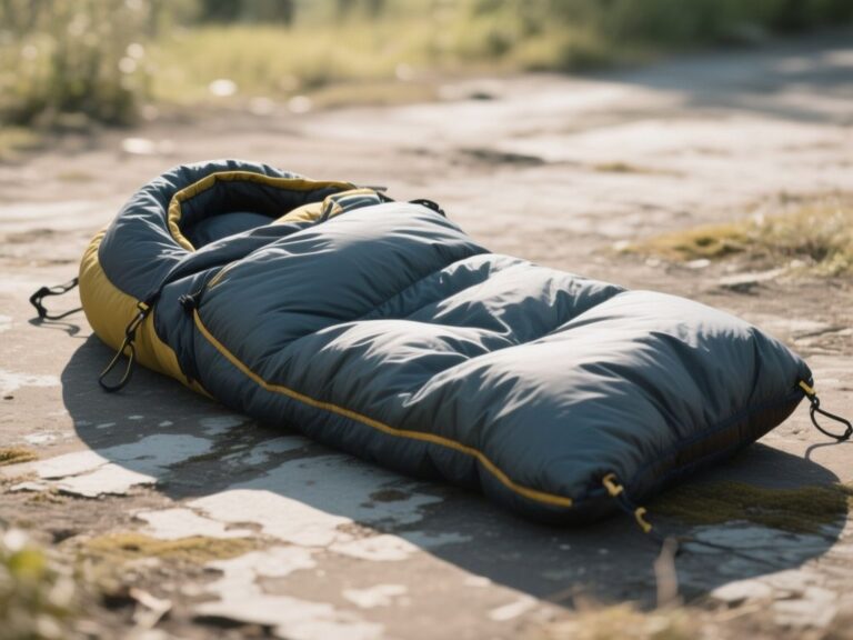 sleeping bag material, camping