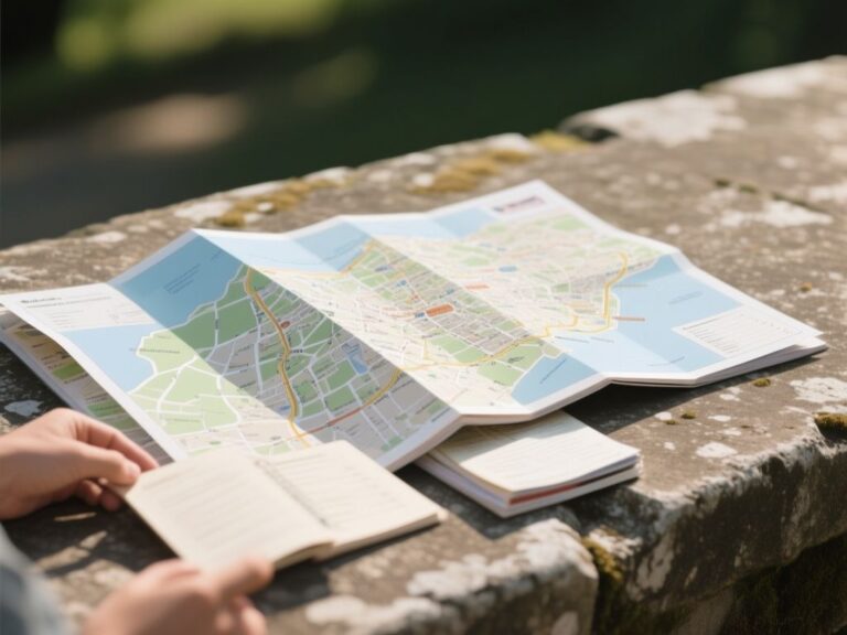 tour map, itineraries