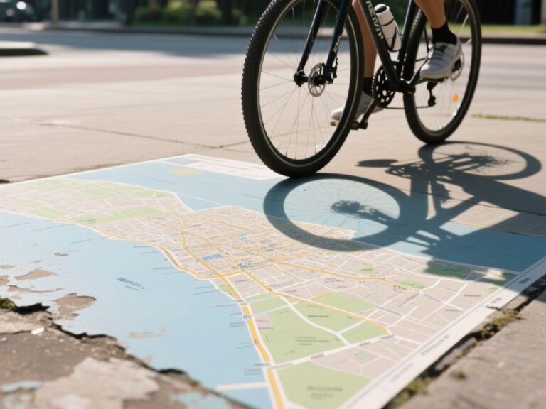 transamerica map, cycling