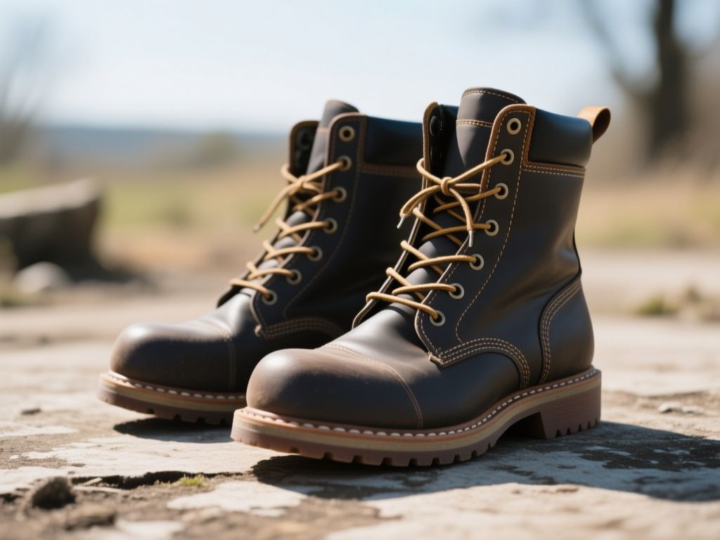 unlined work boots, travel gear