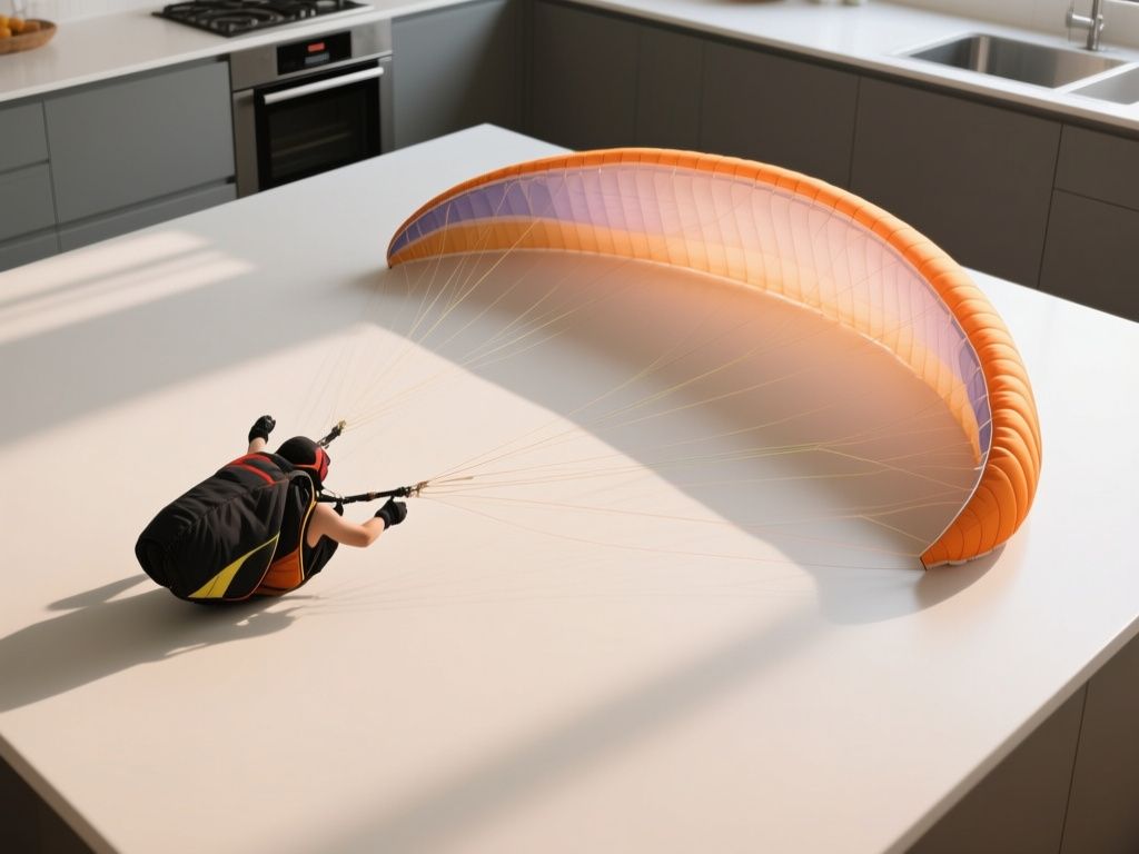 paraglider - step by step