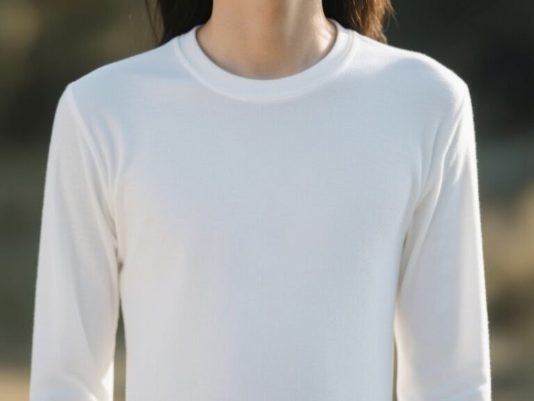 Choosing White Long Sleeve Thermal, clothing