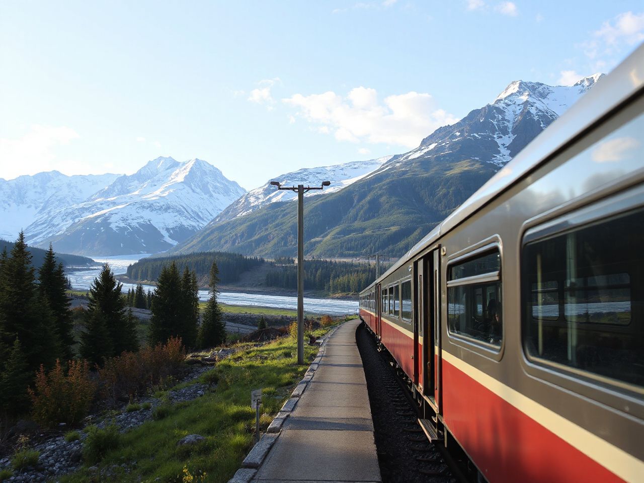 amtrak to alaska, rail travel