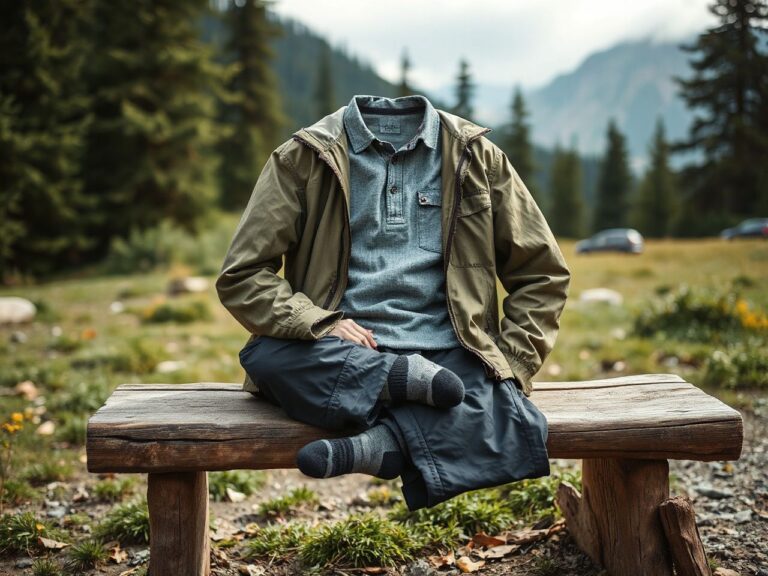 backpacking checklist, clothing