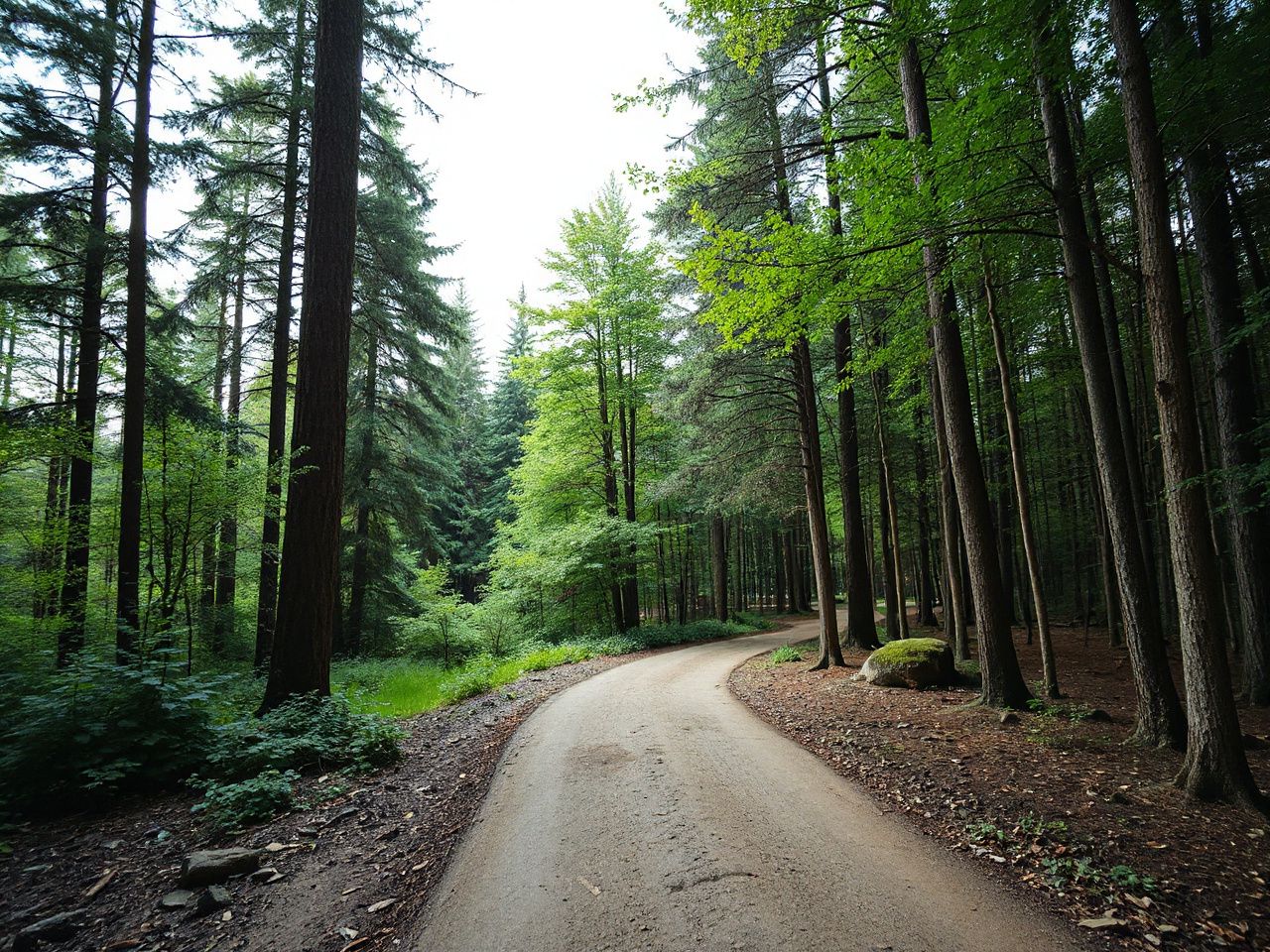 A quiet forest clearing with a narrow dirt path, symbolizing the careful research needed before choosing an operator