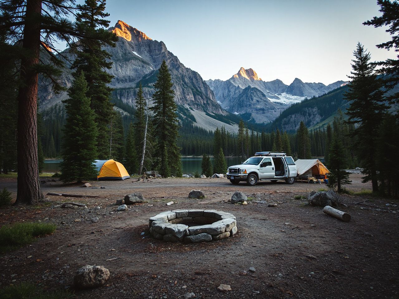 dispersed camping idaho, camping