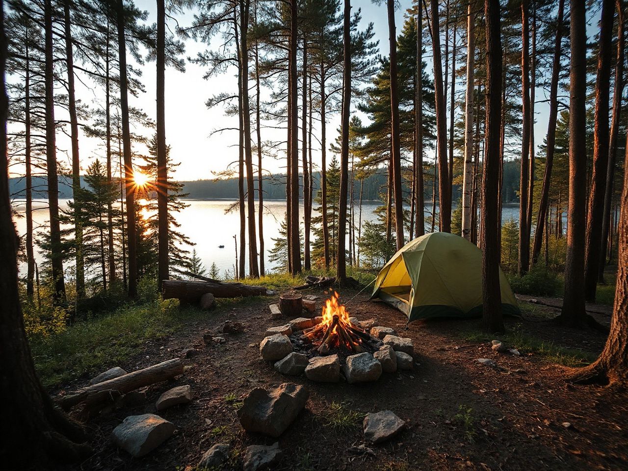dispersed camping mn, camping