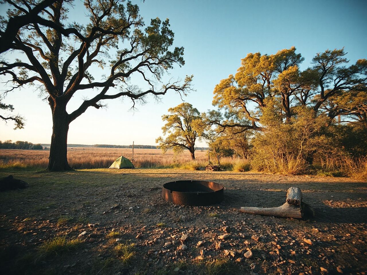 free camping in illinois, camping