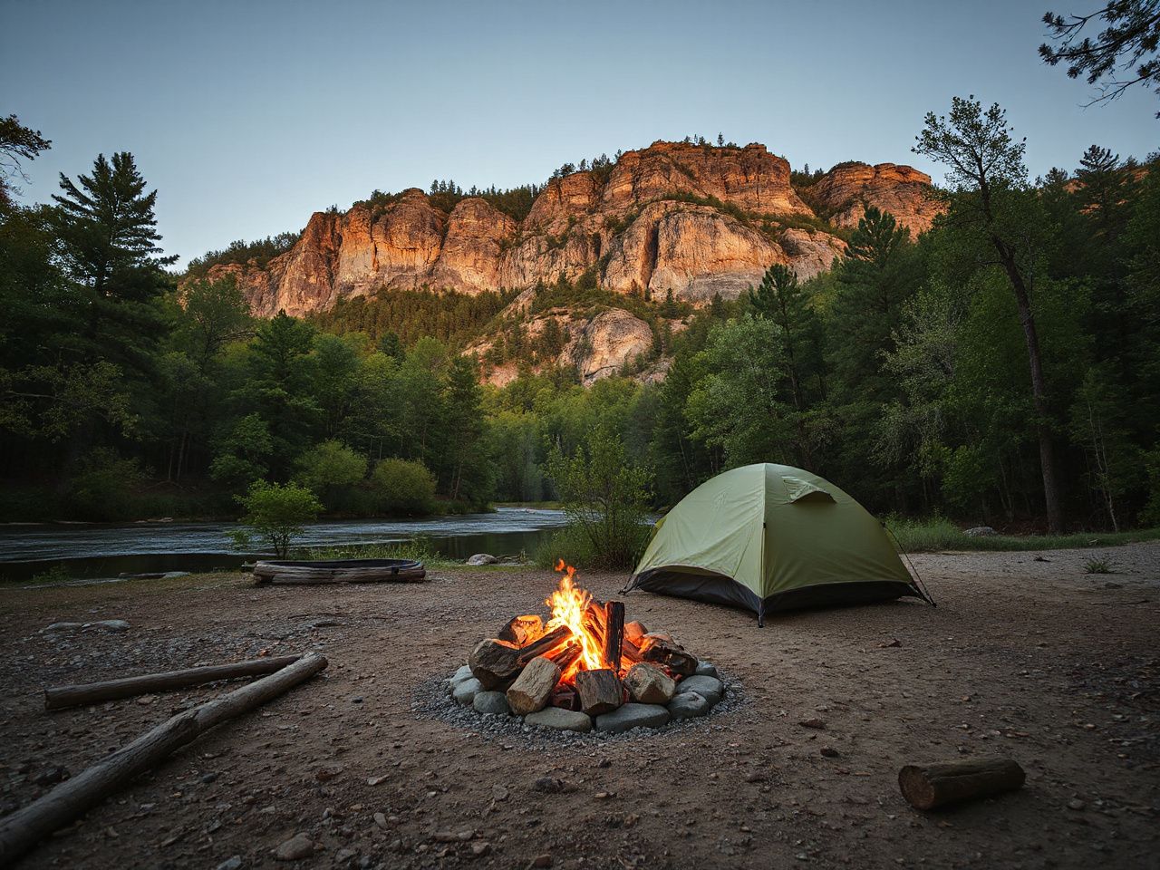 free camping in missouri, camping