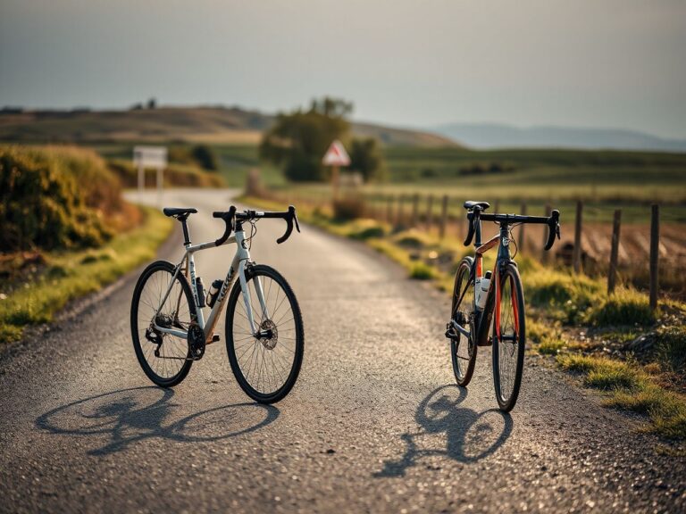 gravel vs road bike, cycling