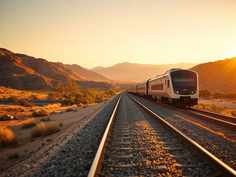 how long does it take to get to california, rail travel