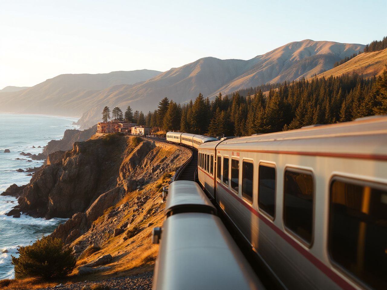 los angeles to vancouver train, rail travel