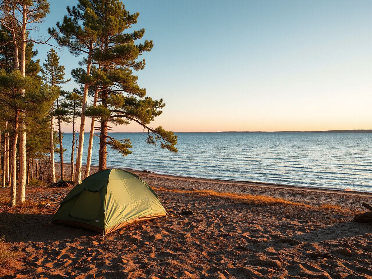 mclain state park, camping