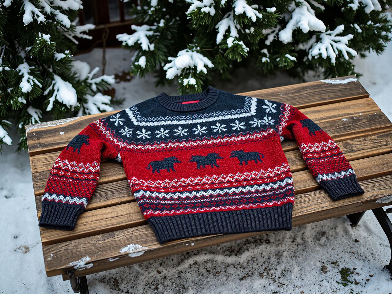 mens holiday sweater, clothing