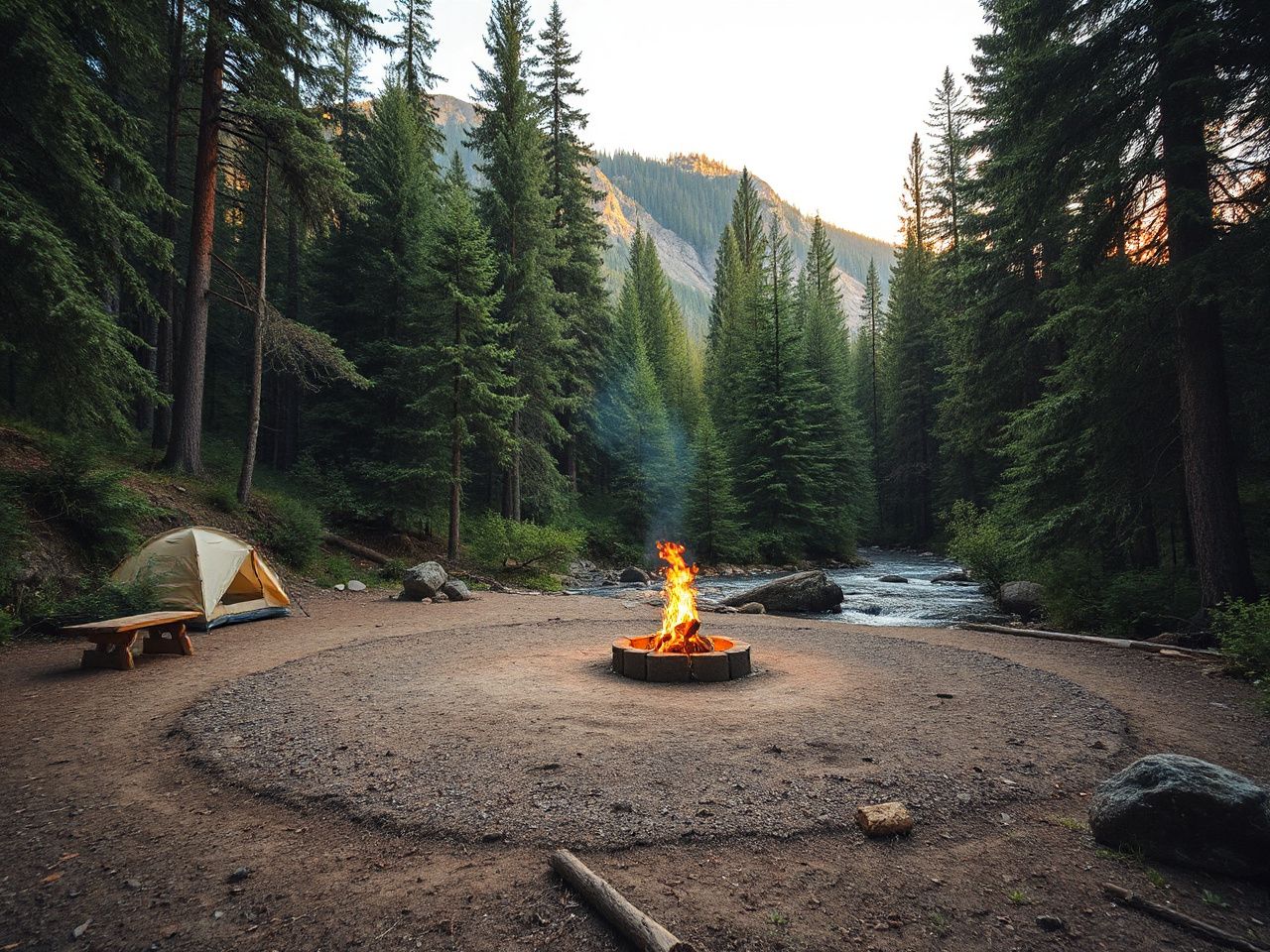 places to go for free, camping