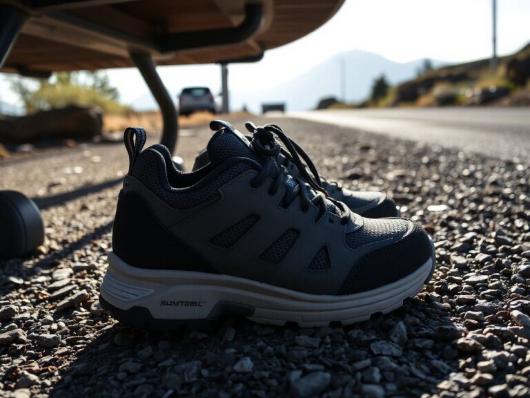 sneakers with good heel support, travel gear