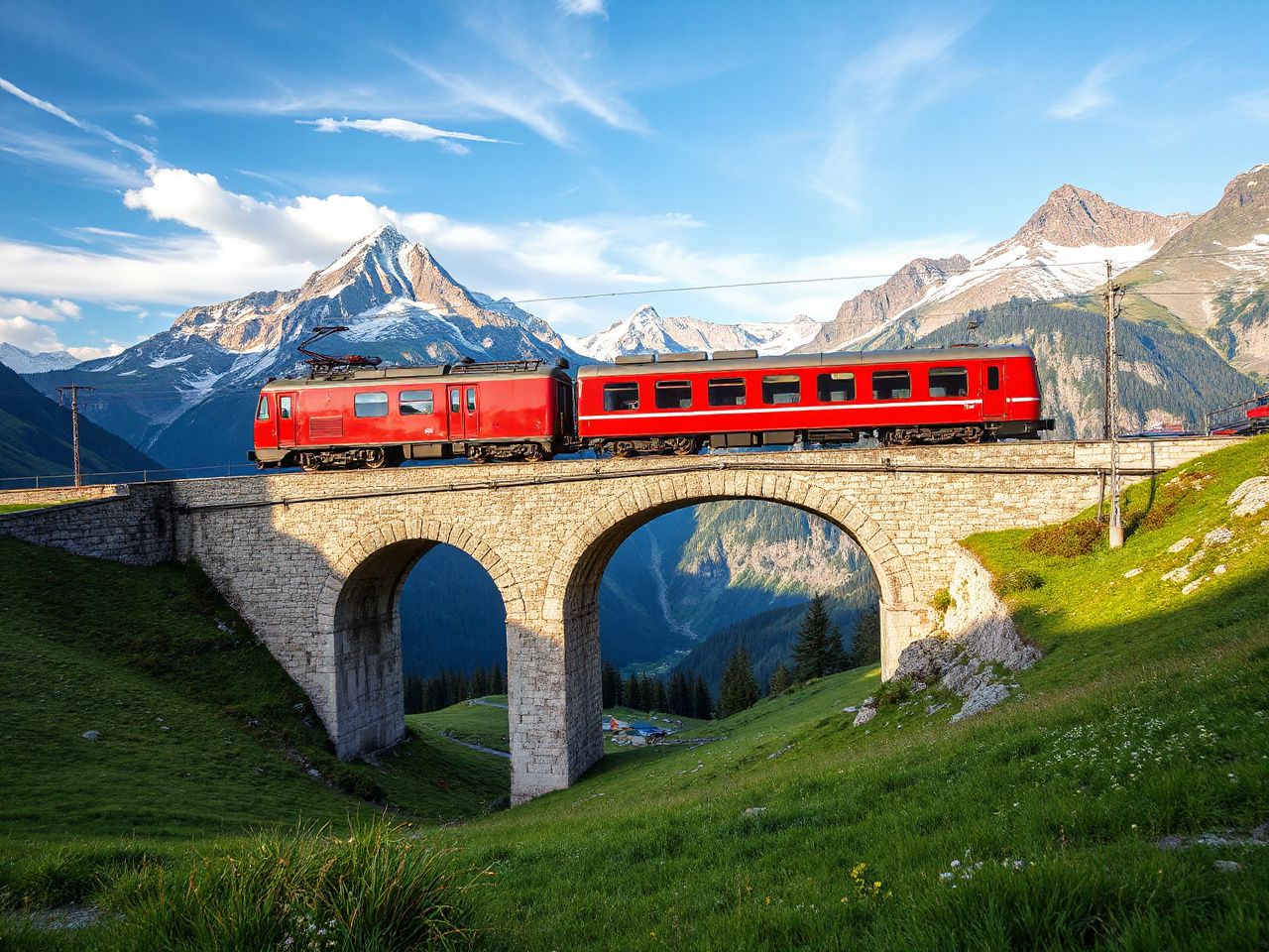 swiss scenic trains, rail travel