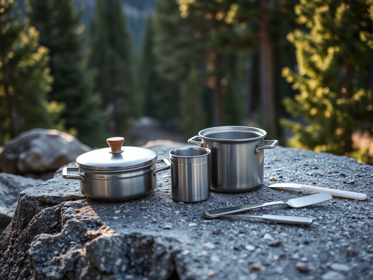 titanium camping cookware, camping