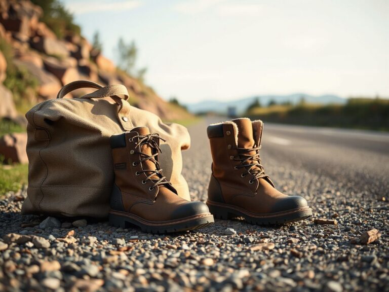 unlined work boots, travel gear